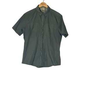 Kuhl Men’s Stealth Green Short Sleeve Shirt Size Large